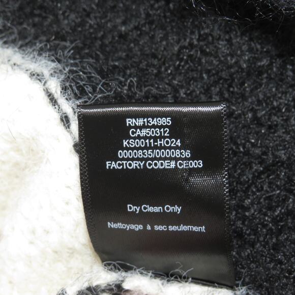 For Love & Lemons Black & White Striped Meggy Oversized Sweater - Picture 10 of 10